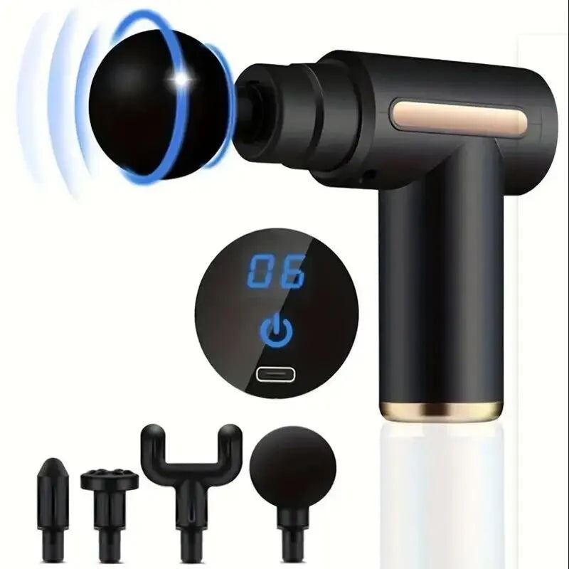 Mini Muscle Massage Gun – Portable Deep Tissue Percussion Massager for Back, Neck & Legs