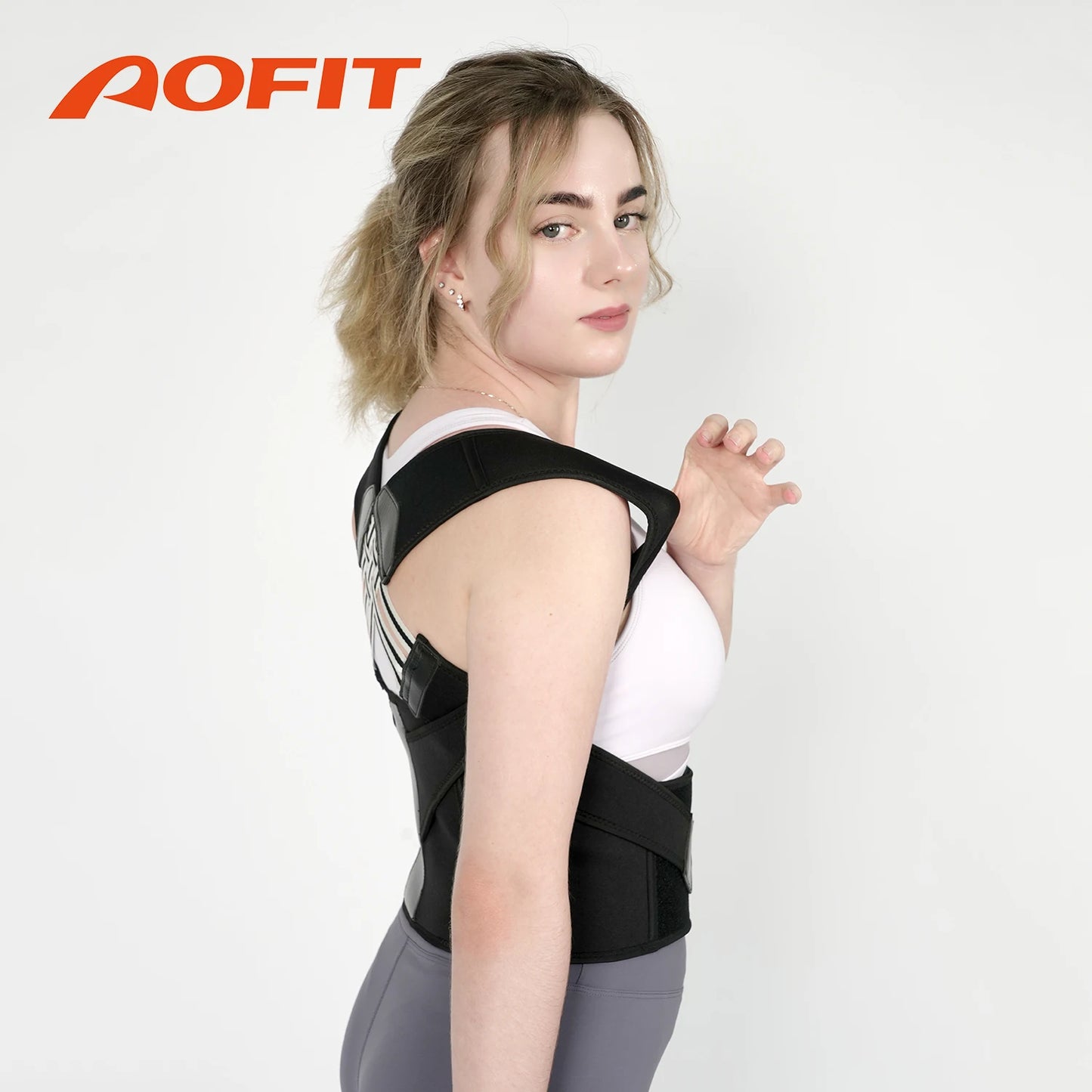 Adjustable Posture Corrector – Shoulder & Back Brace for Women & Men | Spine Alignment Support