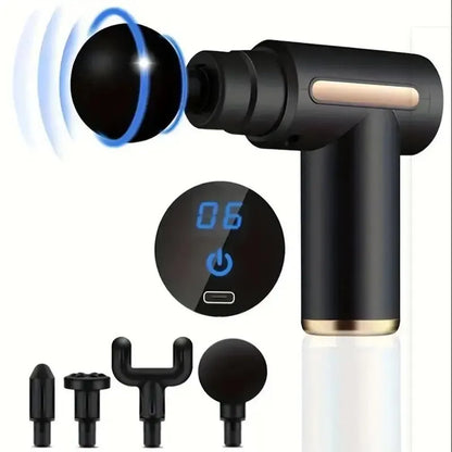 Mini Muscle Massage Gun – Portable Deep Tissue Percussion Massager for Back, Neck & Legs