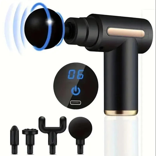 Mini Muscle Massage Gun – Portable Deep Tissue Percussion Massager for Back, Neck & Legs
