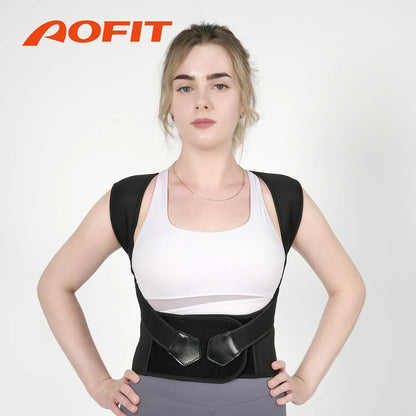 Adjustable Posture Corrector – Shoulder & Back Brace for Women & Men | Spine Alignment Support