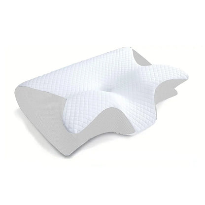 Butterfly Memory Foam Neck Pillow – Slow Rebound Orthopedic Support for Sleep & Cervical Relief