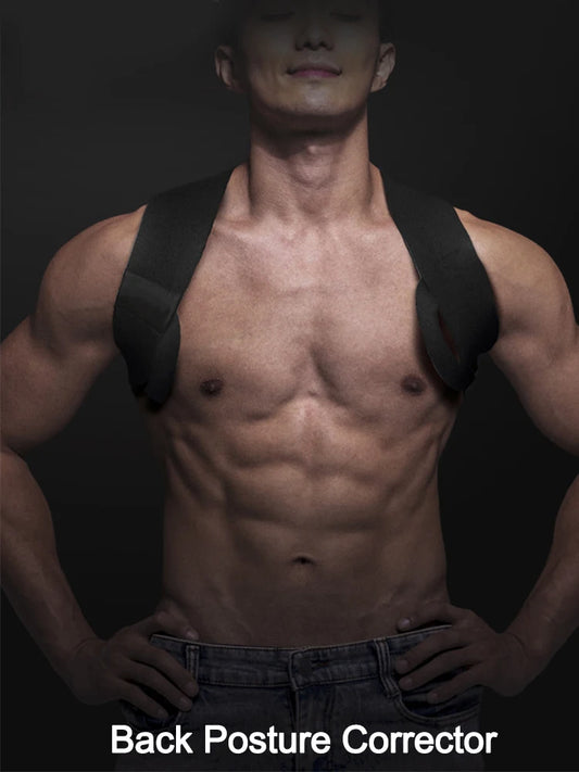 Back Posture Corrector – Adjustable Clavicle & Spine Support Belt for Upper Back, Shoulder, and Lumbar Alignment (Unisex)