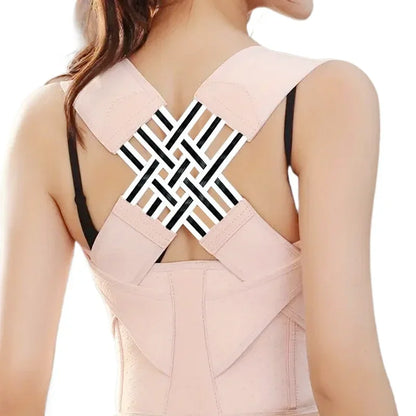 Adjustable Posture Corrector – Shoulder & Back Brace for Women & Men | Spine Alignment Support