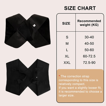 Back Posture Corrector – Adjustable Clavicle & Spine Support Belt for Upper Back, Shoulder, and Lumbar Alignment (Unisex)