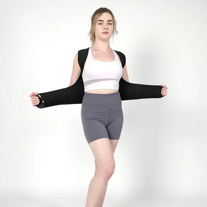 Adjustable Posture Corrector – Shoulder & Back Brace for Women & Men | Spine Alignment Support