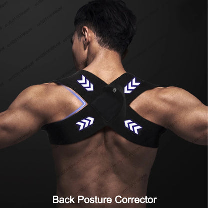 Back Posture Corrector – Adjustable Clavicle & Spine Support Belt for Upper Back, Shoulder, and Lumbar Alignment (Unisex)
